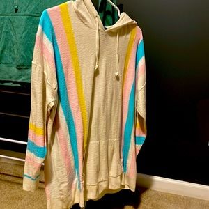 Torrid lightweight sweatshirt/hoodie style